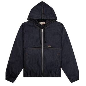 Stussy Dark Wash Denim Work Jacket Quality Workgear Size L